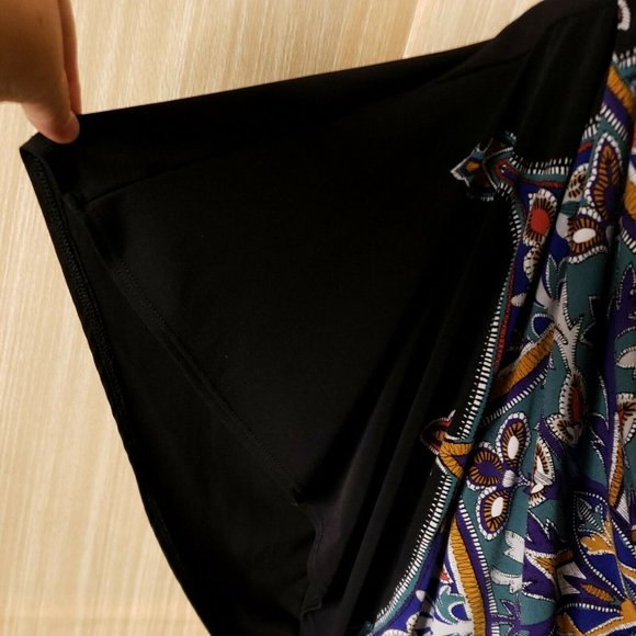 Nicole By Nicole Miller Plus Scoop Neck Poncho Top - Picture 4 of 6